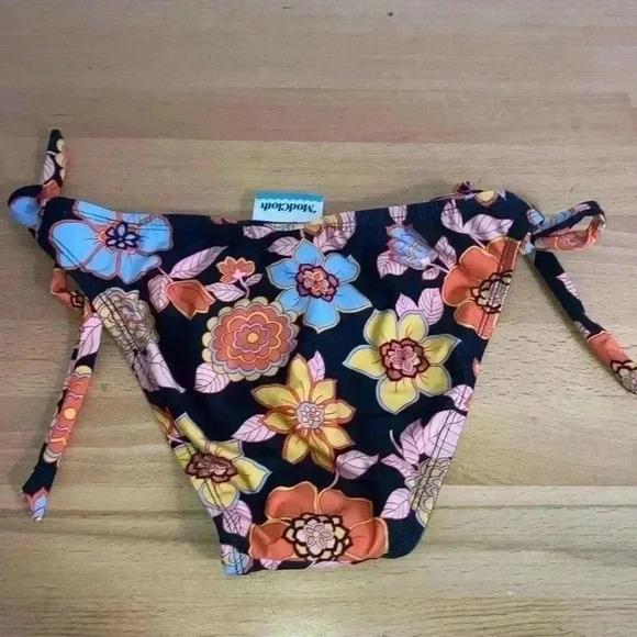 NEW Modcloth Side Tied Floral Bikini Bottom Size XS - Picture 6 of 8